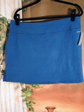 NWT Athletic Works Sz XL (16-18) Blue DriWorks Active Skort With Hidden Pocket